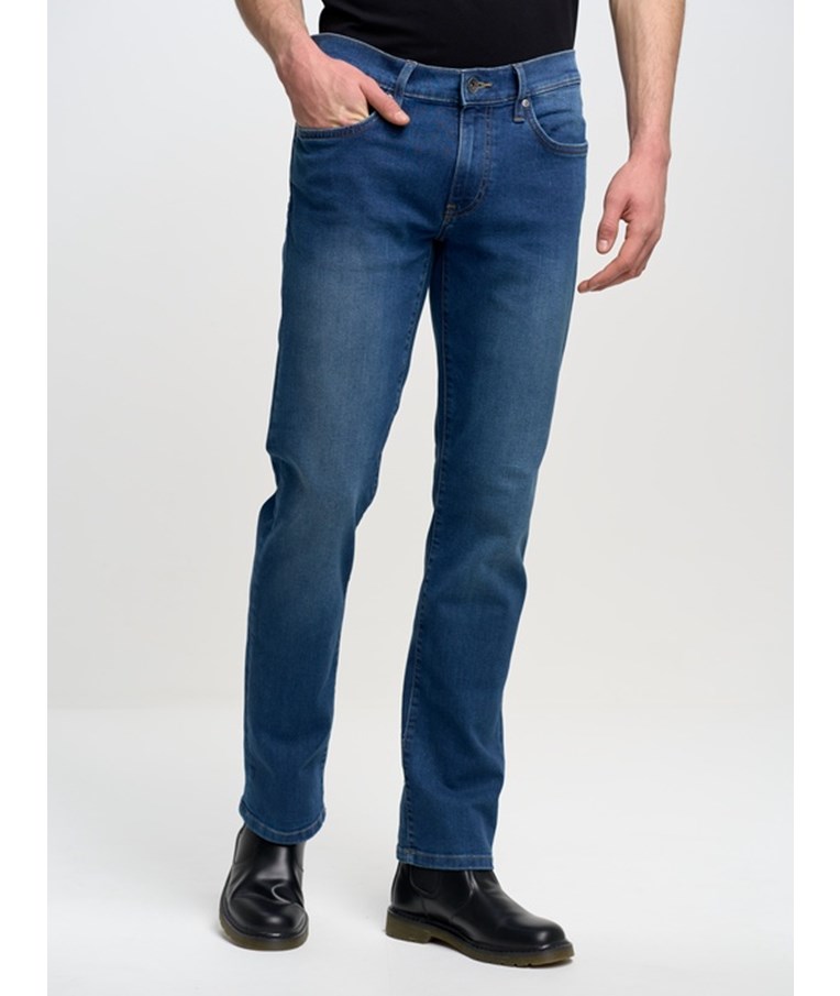 Moške jeans hlače  BIG STAR TROUSERS DENIM TERRY CARROT