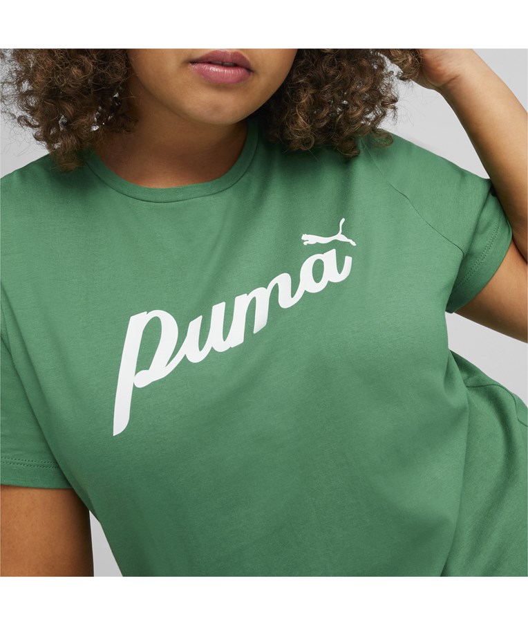 Ženska športna majica PUMA ESS+ BLOSSOM Script Tee