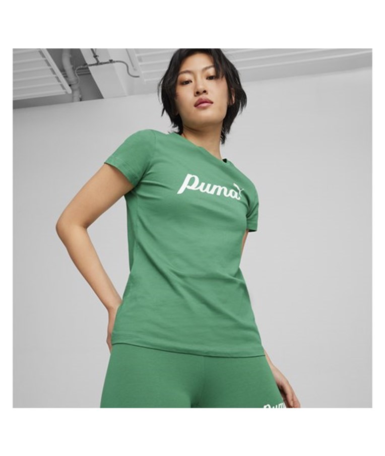 Ženska športna majica PUMA ESS+ BLOSSOM Script Tee