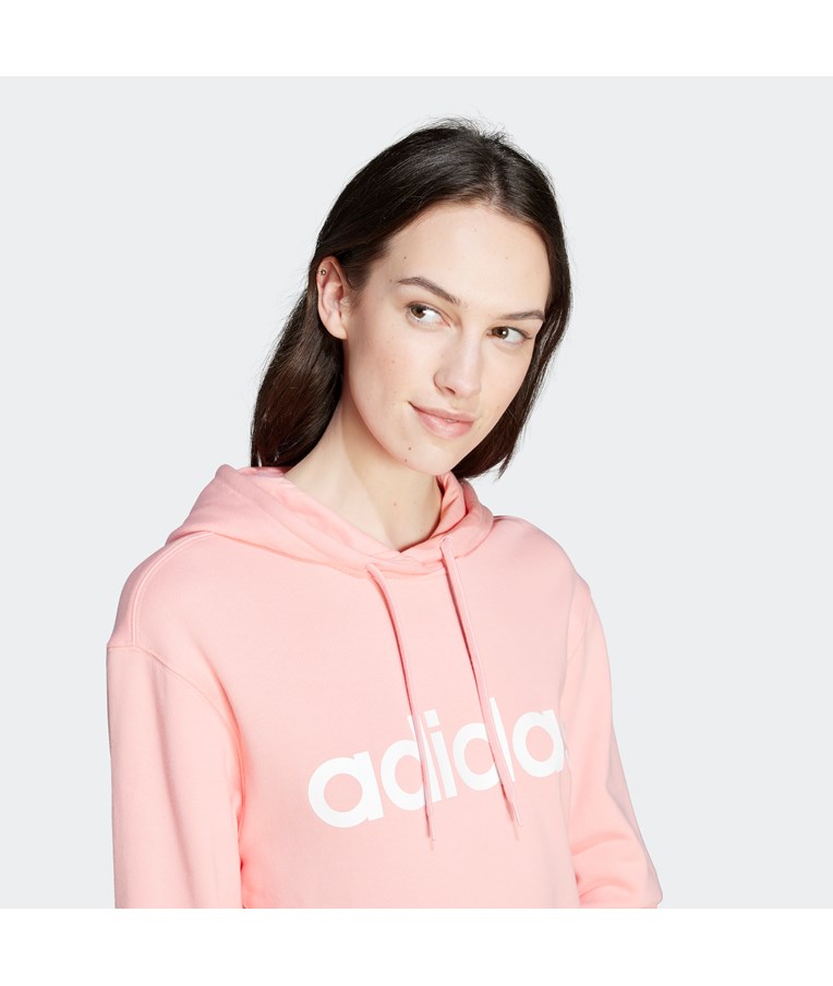 Ženski športni pulover s kapuco ADIDAS W LIN FT HDADIDAS W LIN FT HD