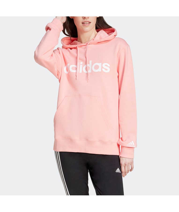 Ženski športni pulover s kapuco ADIDAS W LIN FT HDADIDAS W LIN FT HD