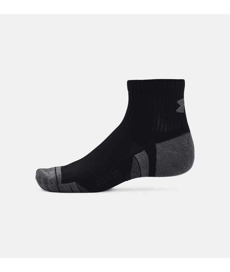 Športne nogavice UNDER ARMOUR UA PERFORMANCE COTTON 3P QTR