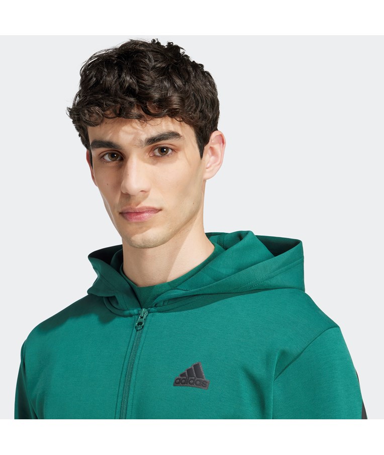 Moška športna jopa s kapuco ADIDAS M FI 3S FZ