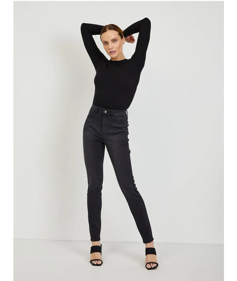 Črne ženske skinny fit kavbojke ORSAY Trousers Denim