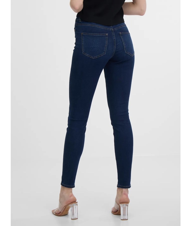 Temno modre ženske skinny fit kavbojke ORSAY Trousers Denim