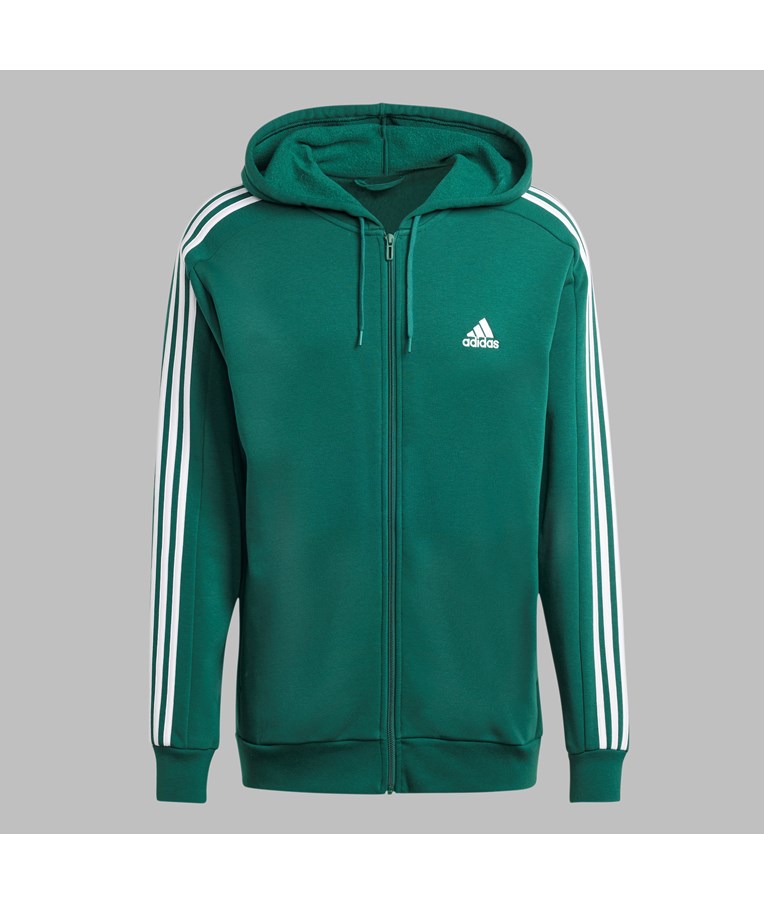 Moška športna jopa s kapuco ADIDAS M 3S FL FZ HD