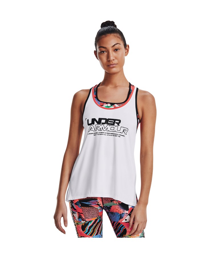 Under Armour Knockout Tank CB Graphic-WHT
