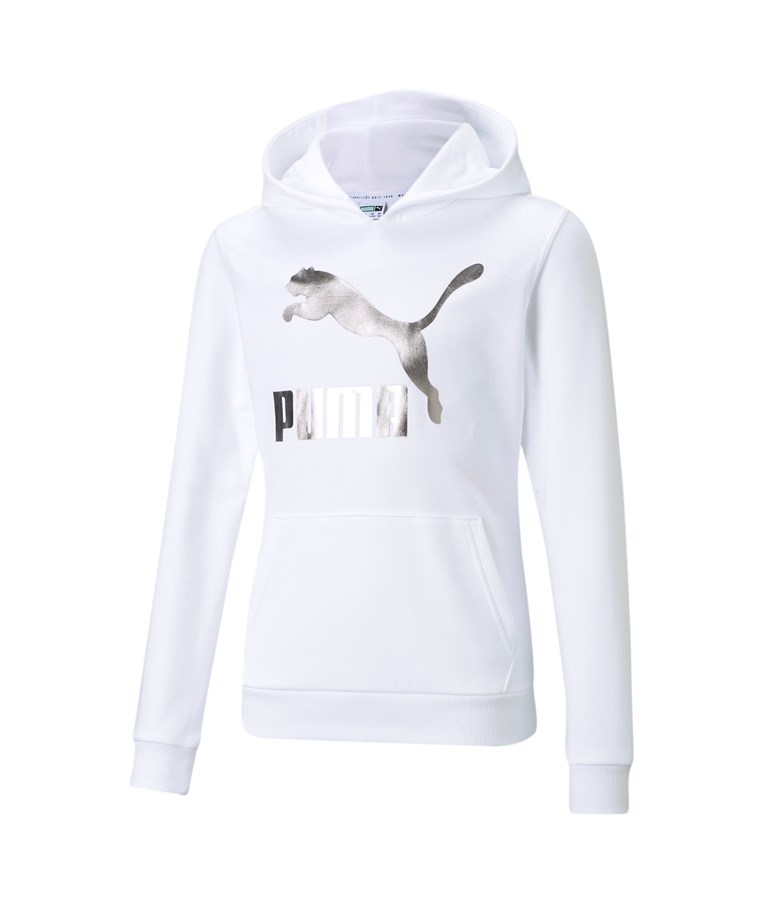 Dekliški pulover s kapuco PUMA Classics Logo Hoodie G