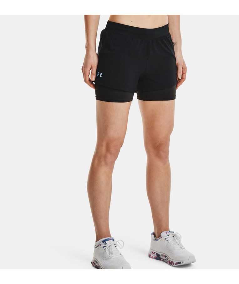 Ženske tekaške kratke hlače UNDER ARMOUR UA ISO-CHILL RUN 2N1 SHORT