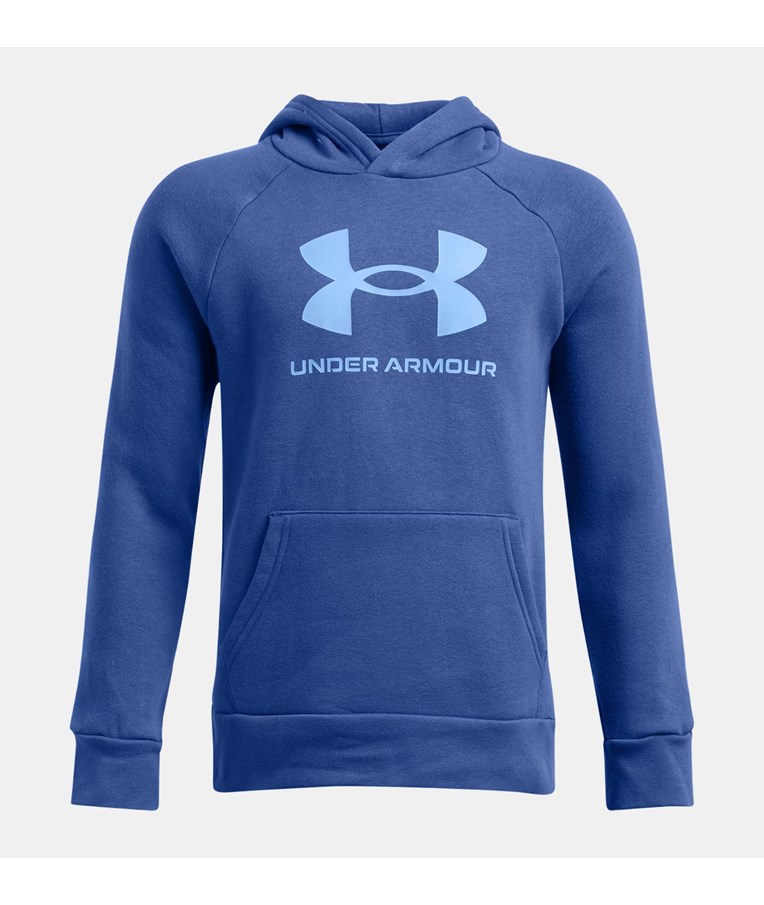 Mladinski pulover s kapuco UNDER ARMOUR UA RIVAL FLEECE BL HOODIE