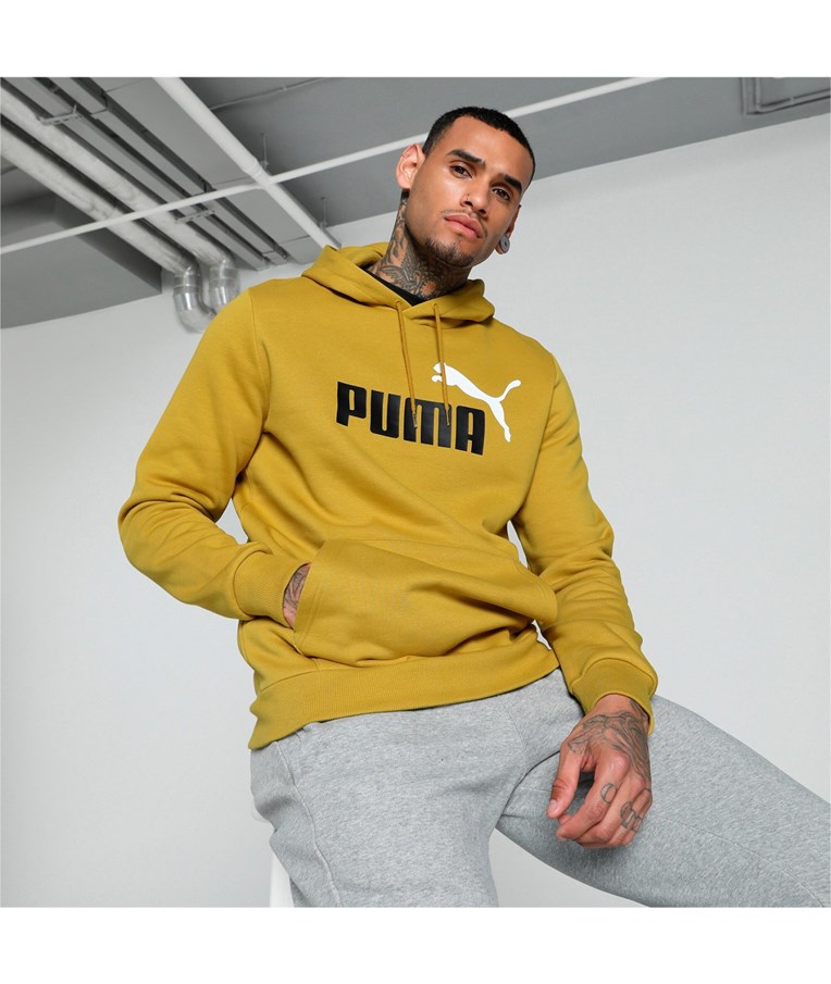 Moški pulover s kapuco PUMA ESS+ 2 Col Big Logo Hoodie FL