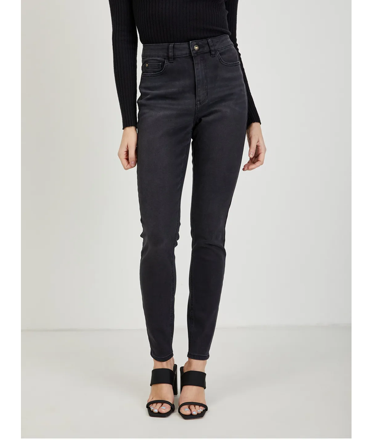 Črne ženske skinny fit kavbojke ORSAY Trousers Denim