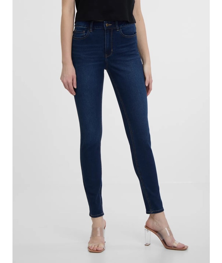 Temno modre ženske skinny fit kavbojke ORSAY Trousers Denim