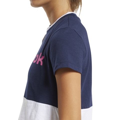 Ženska sportska majica Reebok TE Linear Logo Crop Tee