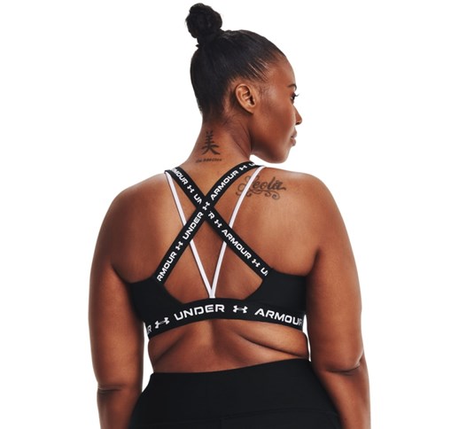 Ženski športni nedrček Under Armour UA Crossback Low-BLK