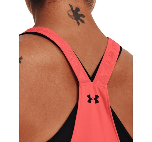 Ženska športna majica brez rokavov Under Armour UA Prjct Rock HG Tank-RED
