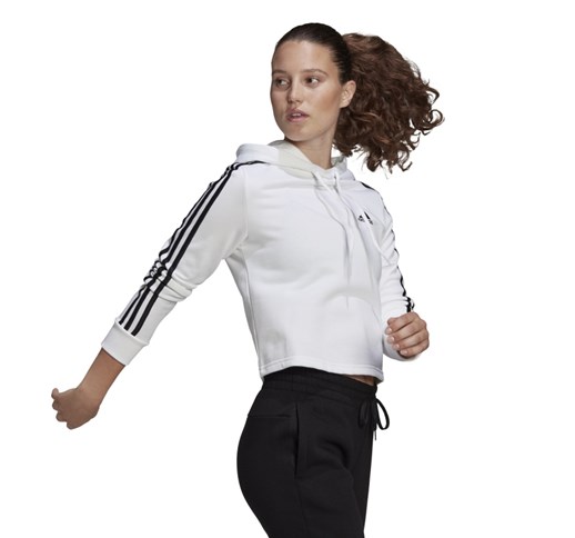Ženski sportski pulover adidas W 3S FT CRO HD