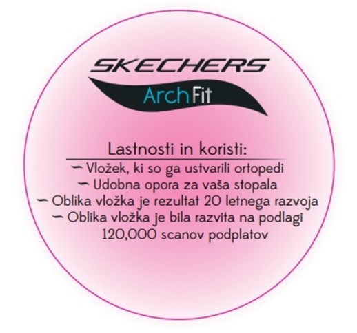 Ženski športni copati Skechers ARCH FIT