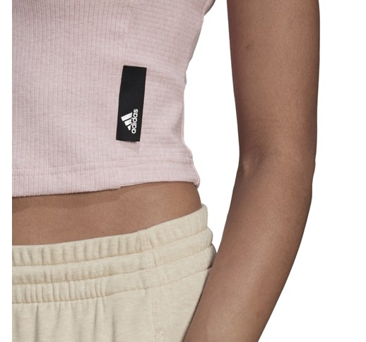 Ženska športna majica brez rokavov adidas STUDIO LOUNGE RIB TANK TOP