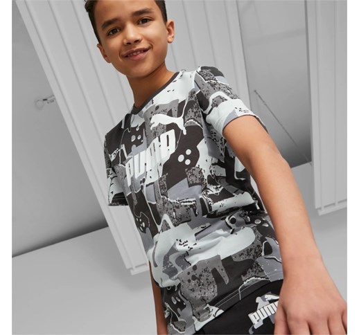 Otroška športna majica PUMA ESS+ STREET ART AOP Tee B