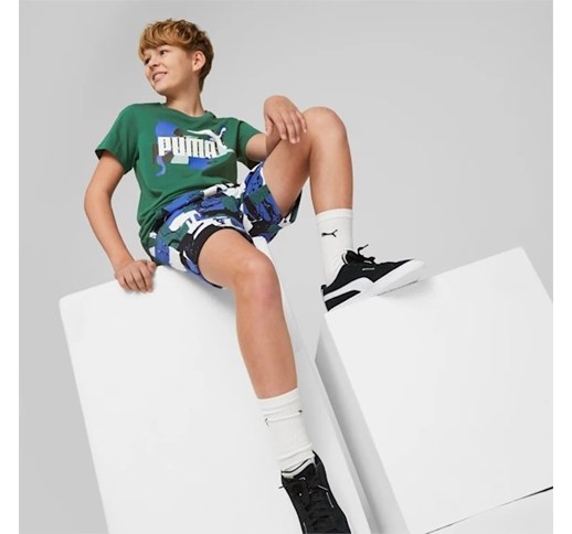 Otroška majica PUMA ESS+ STREET ART Logo Tee B