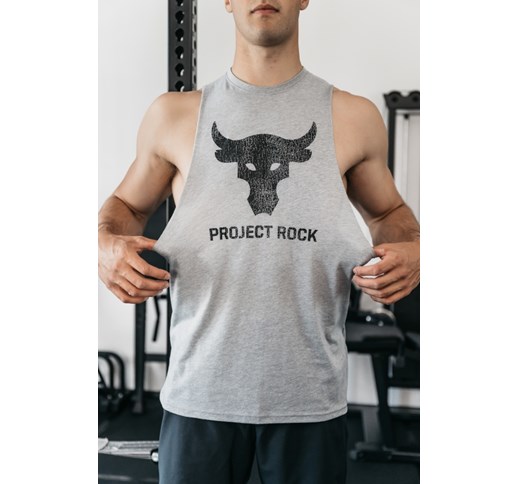 Moška majica za trening UA PJT ROCK BRAHMA BULL TANK